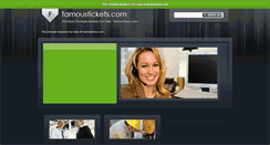 Desktop Screenshot of famoustickets.com